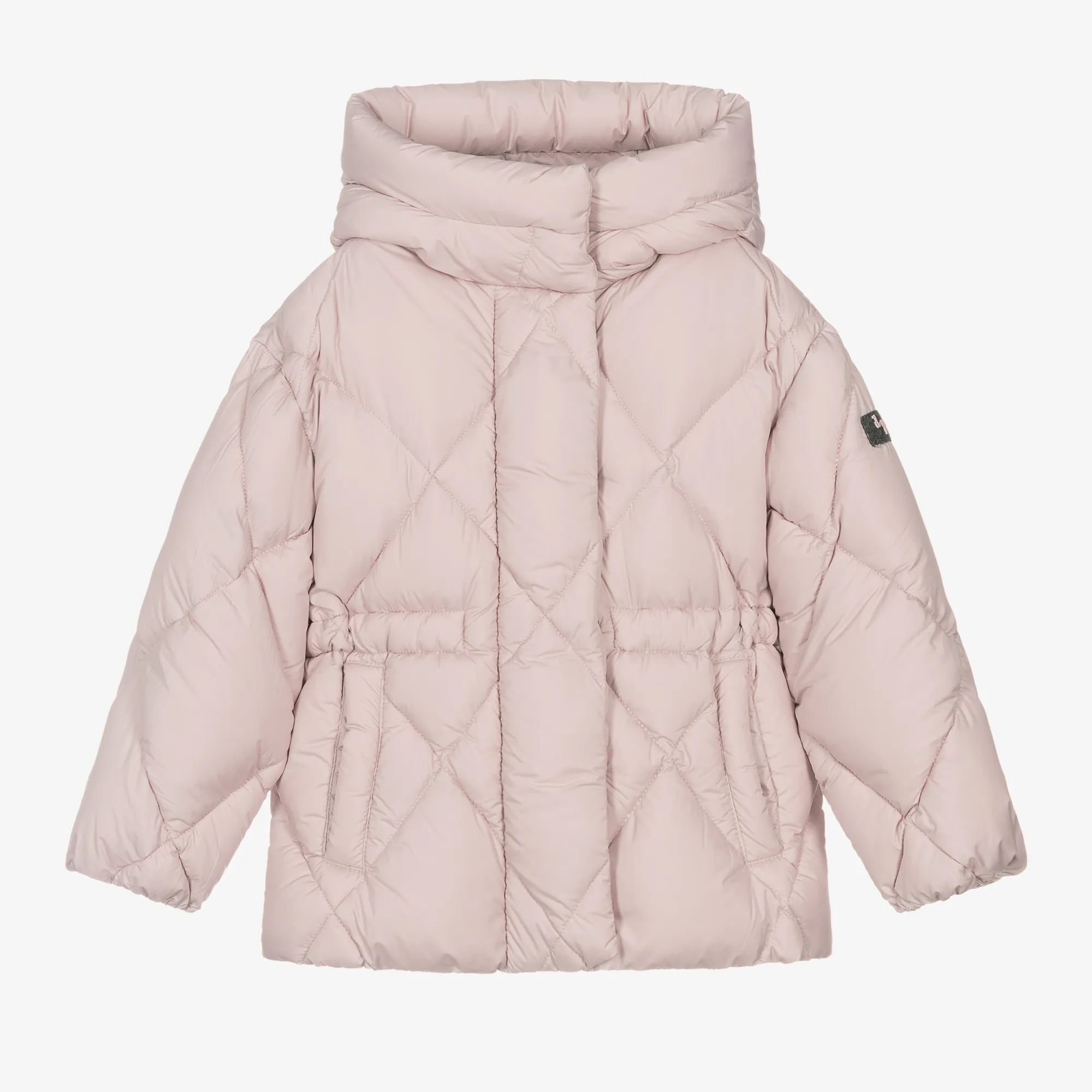 Girls Pink Down Puffer Jacket