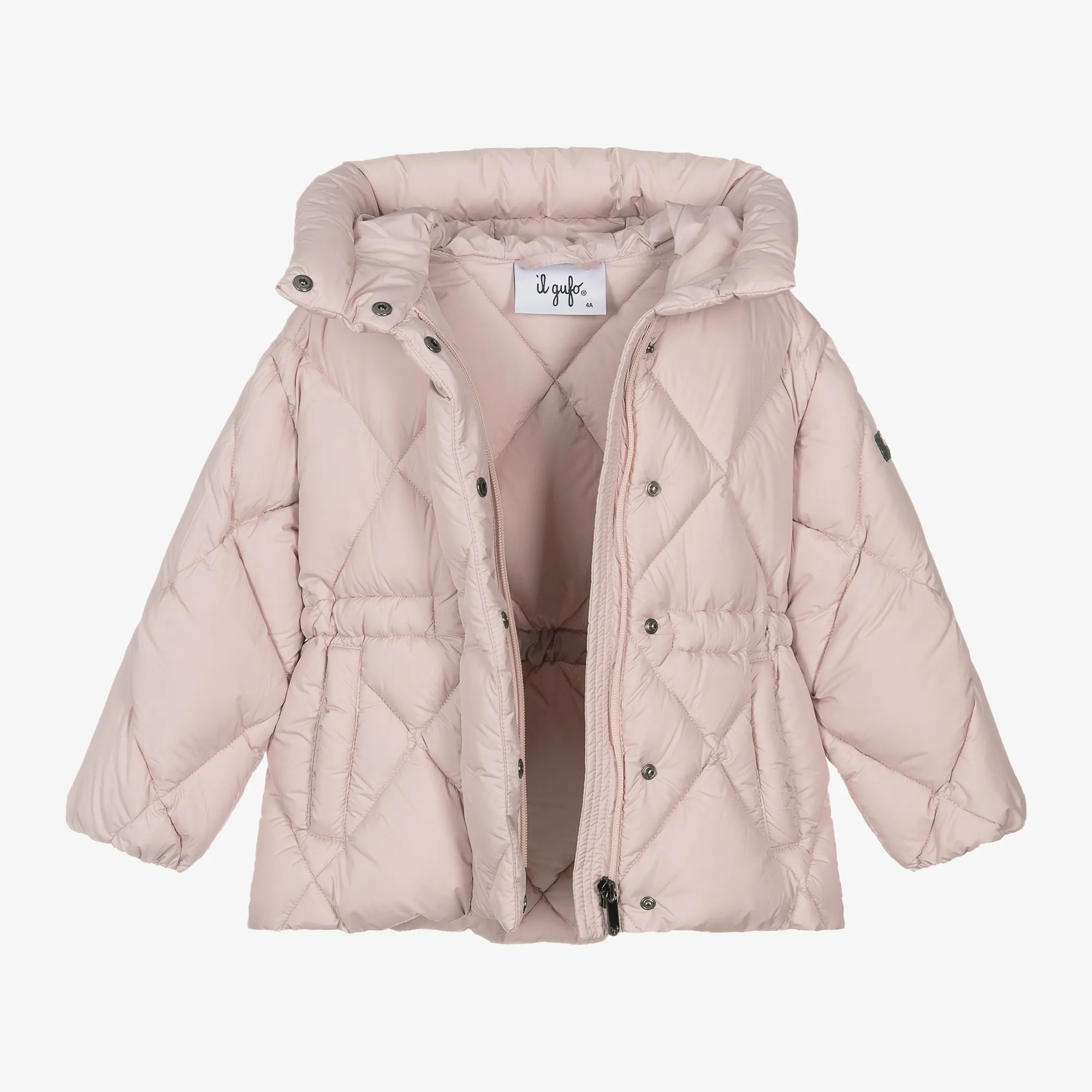 Girls Pink Down Puffer Jacket