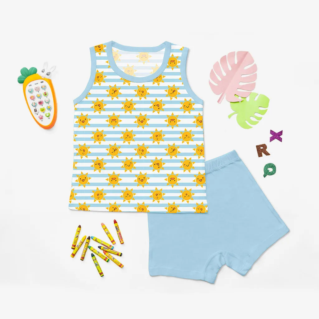 Glow Top and Shorts Set - Sunny Bliss