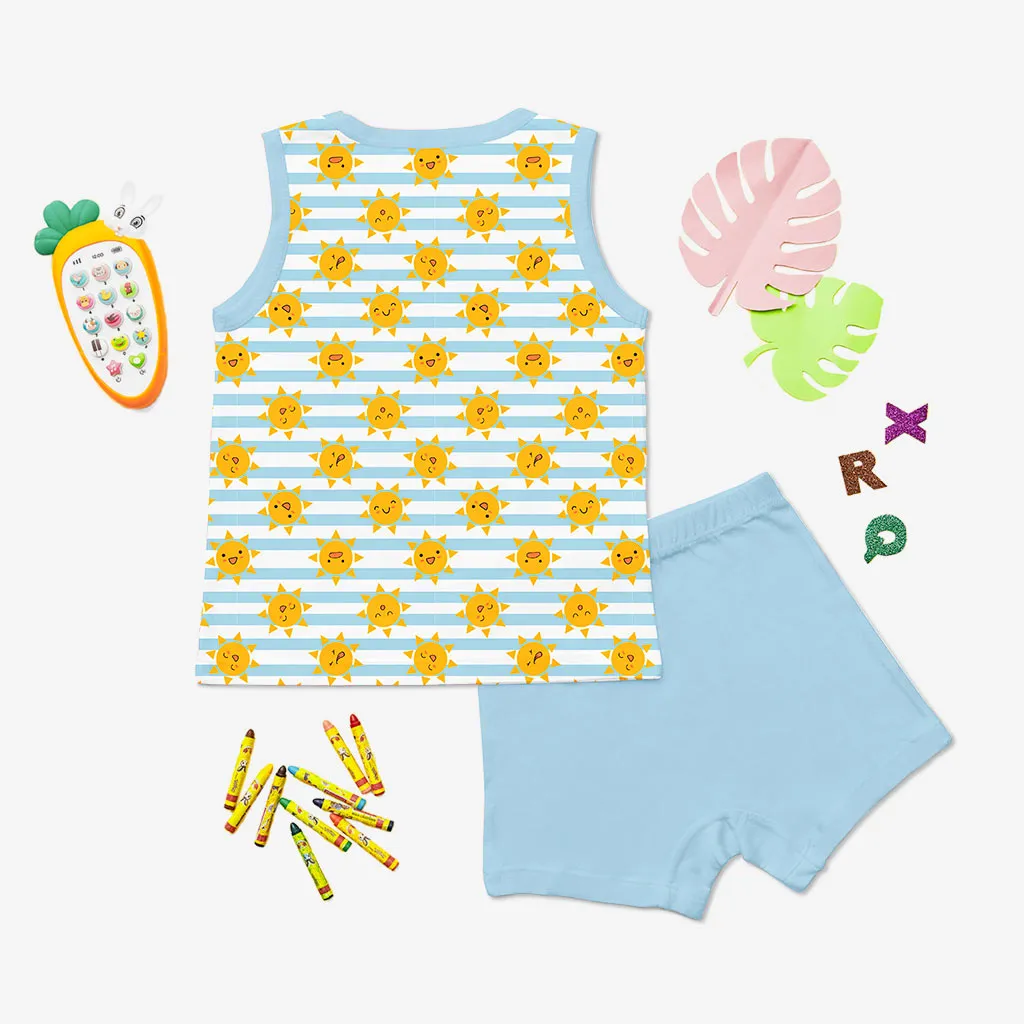 Glow Top and Shorts Set - Sunny Bliss