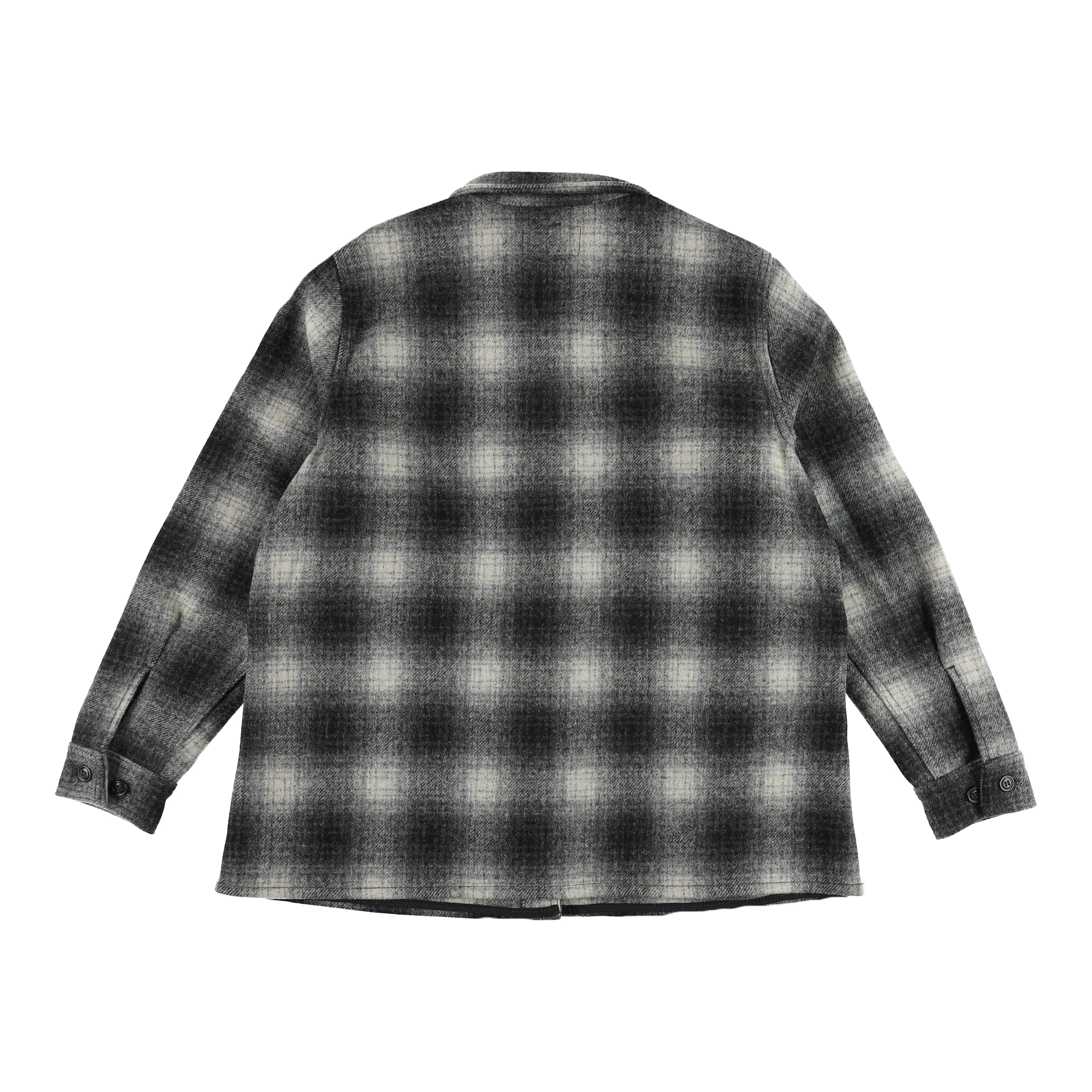 Gradient Wool Jacket Shirt for Women