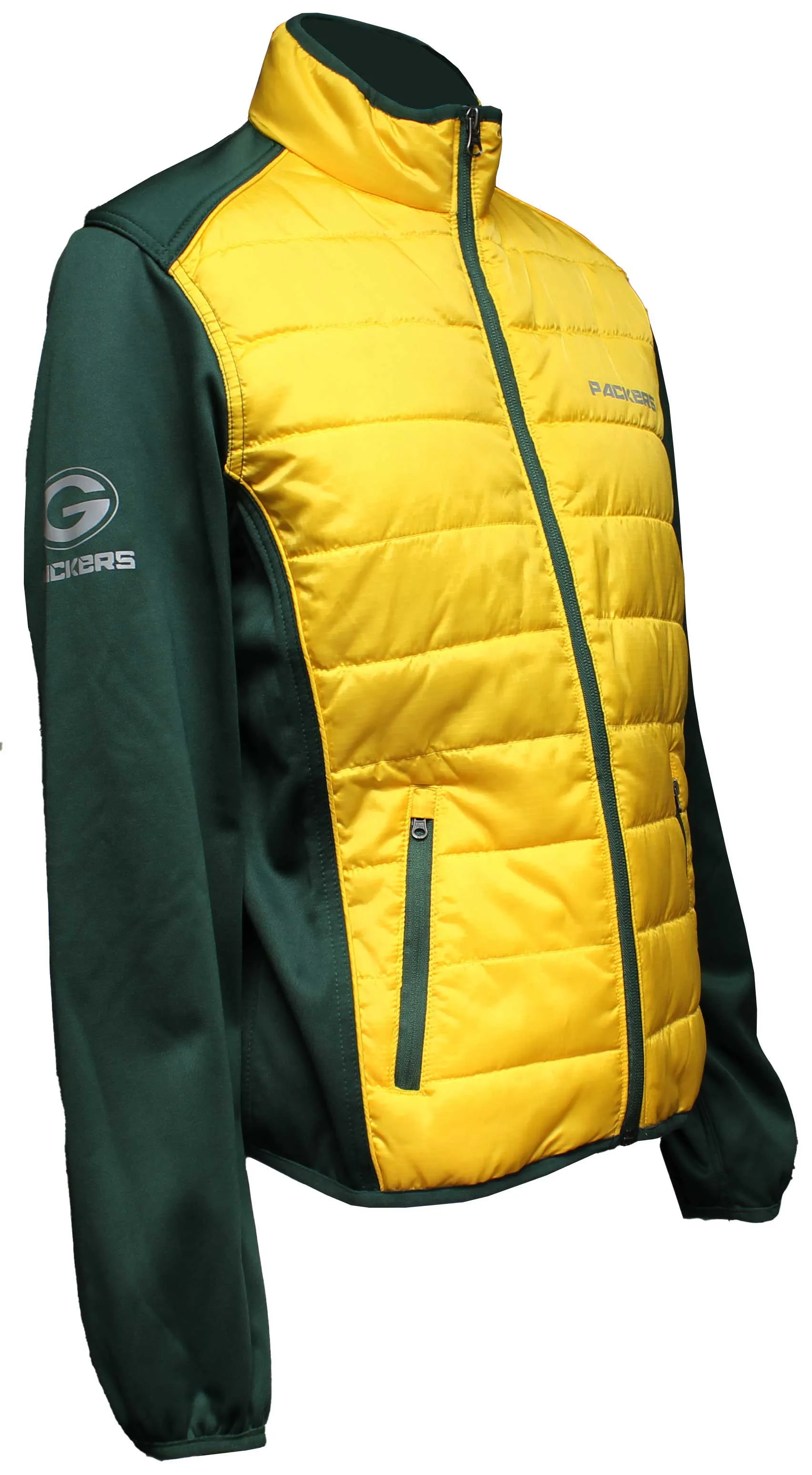 Green Bay Packers Women's Quilted Jacket - Green Color