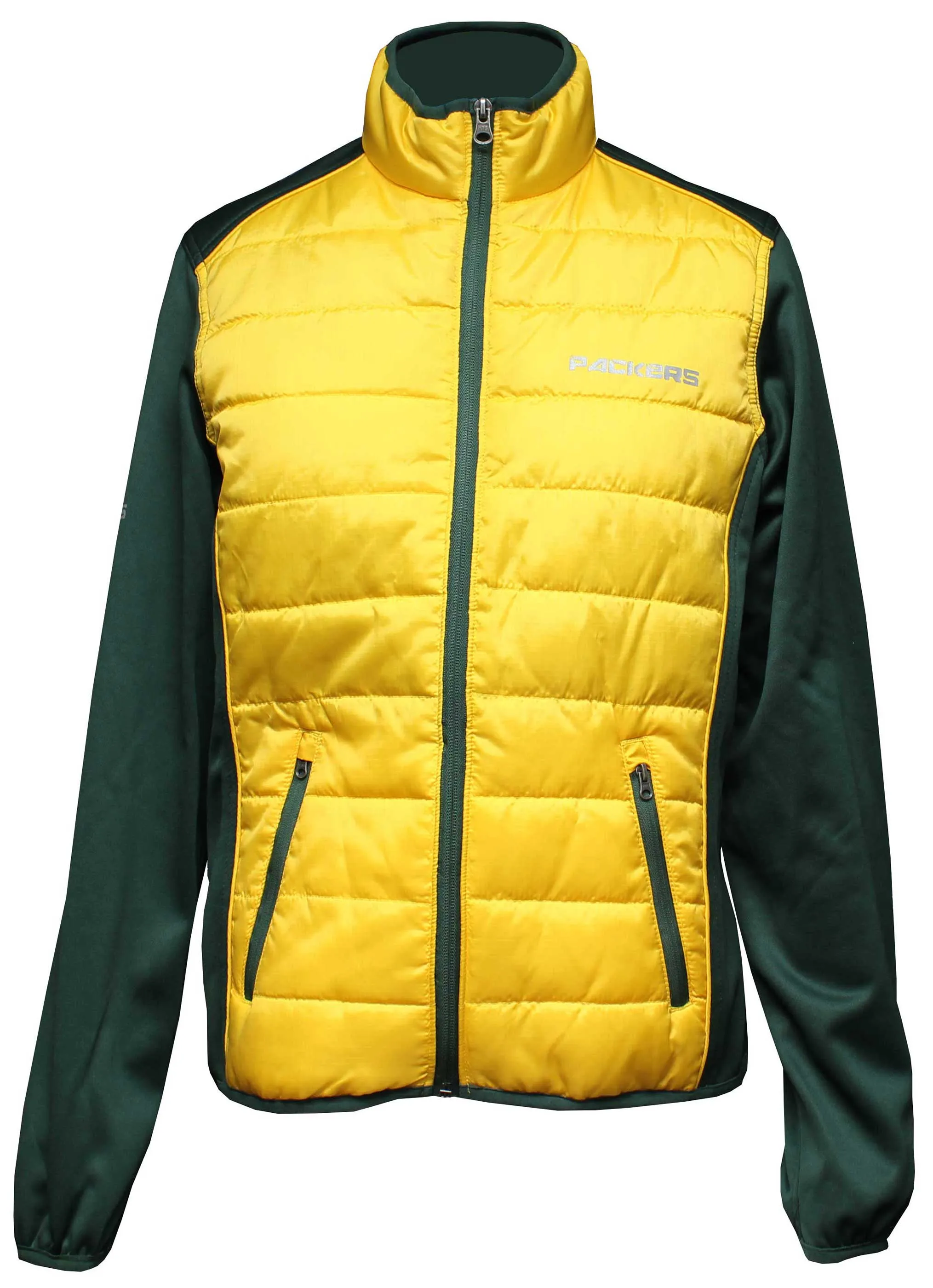 Green Bay Packers Women's Quilted Jacket - Green Color