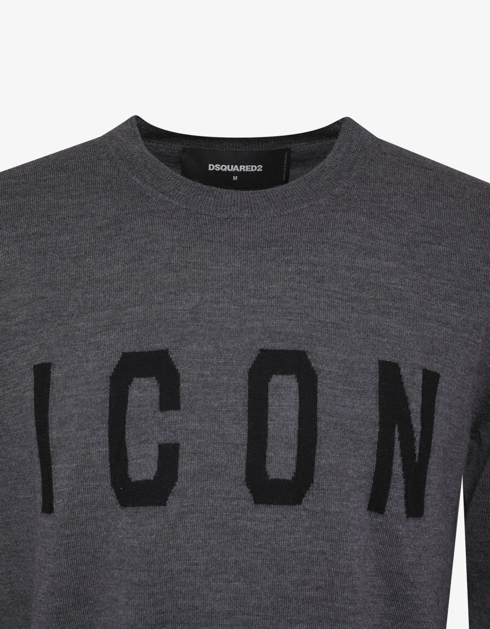 Gray Iconic Knit Jumper