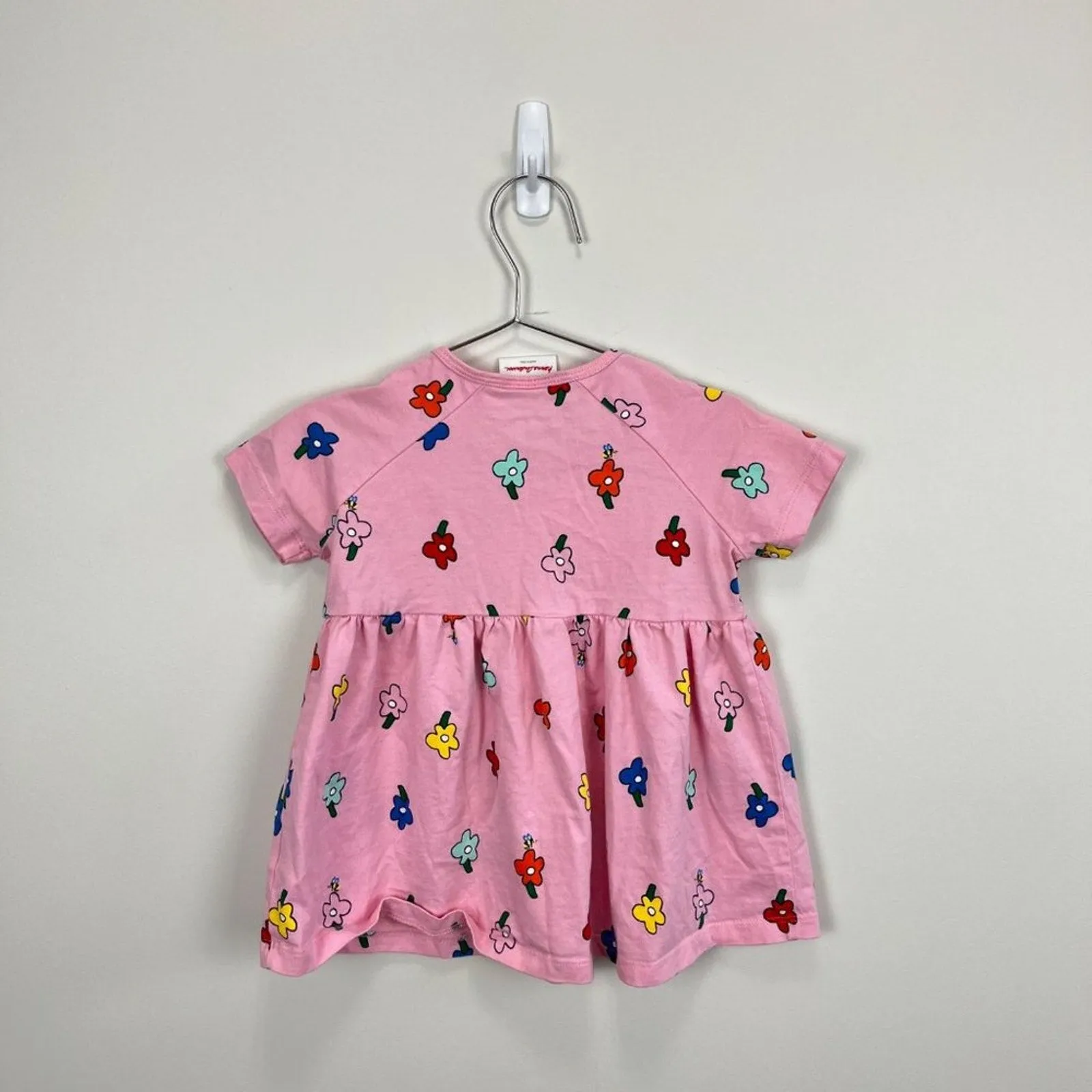 Girls Pink Peplum Flower Tee 110 cm (5T) by Hanna Andersson