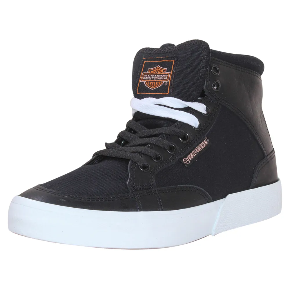 Harley-Davidson Men's Rosemont Sneakers High-Top Shoes Black Size 7.5