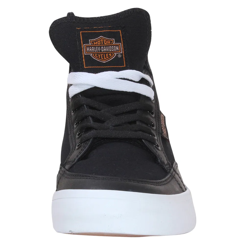 Harley-Davidson Men's Rosemont Sneakers High-Top Shoes Black Size 7.5