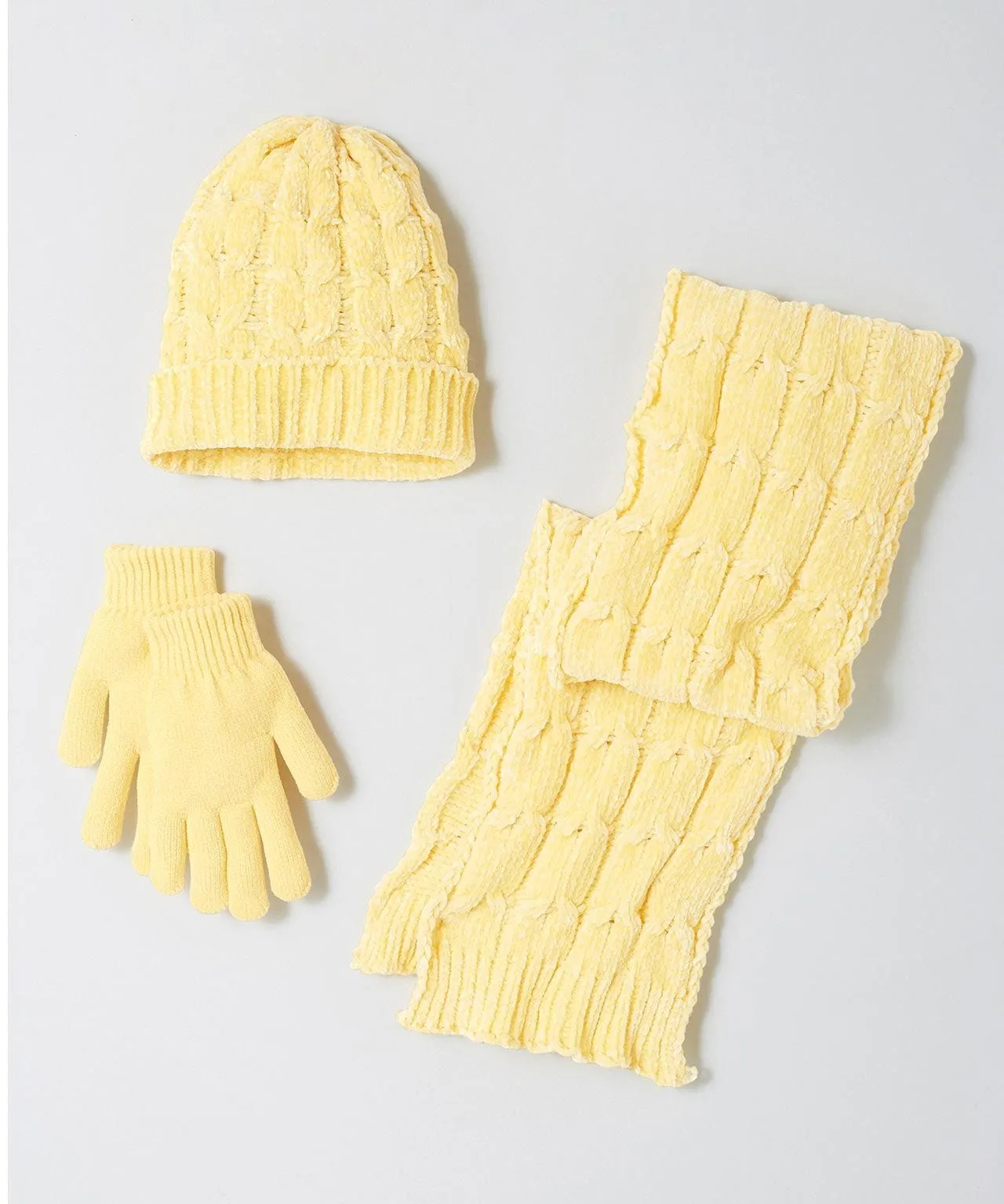 Hat, Scarf, and Gloves Set