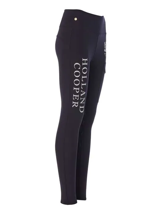 Holland Cooper Navy Sports Leggings