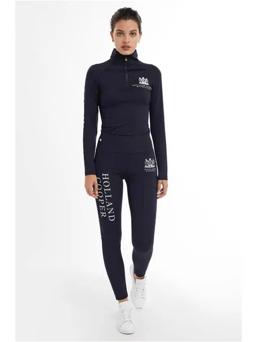 Holland Cooper Navy Sports Leggings