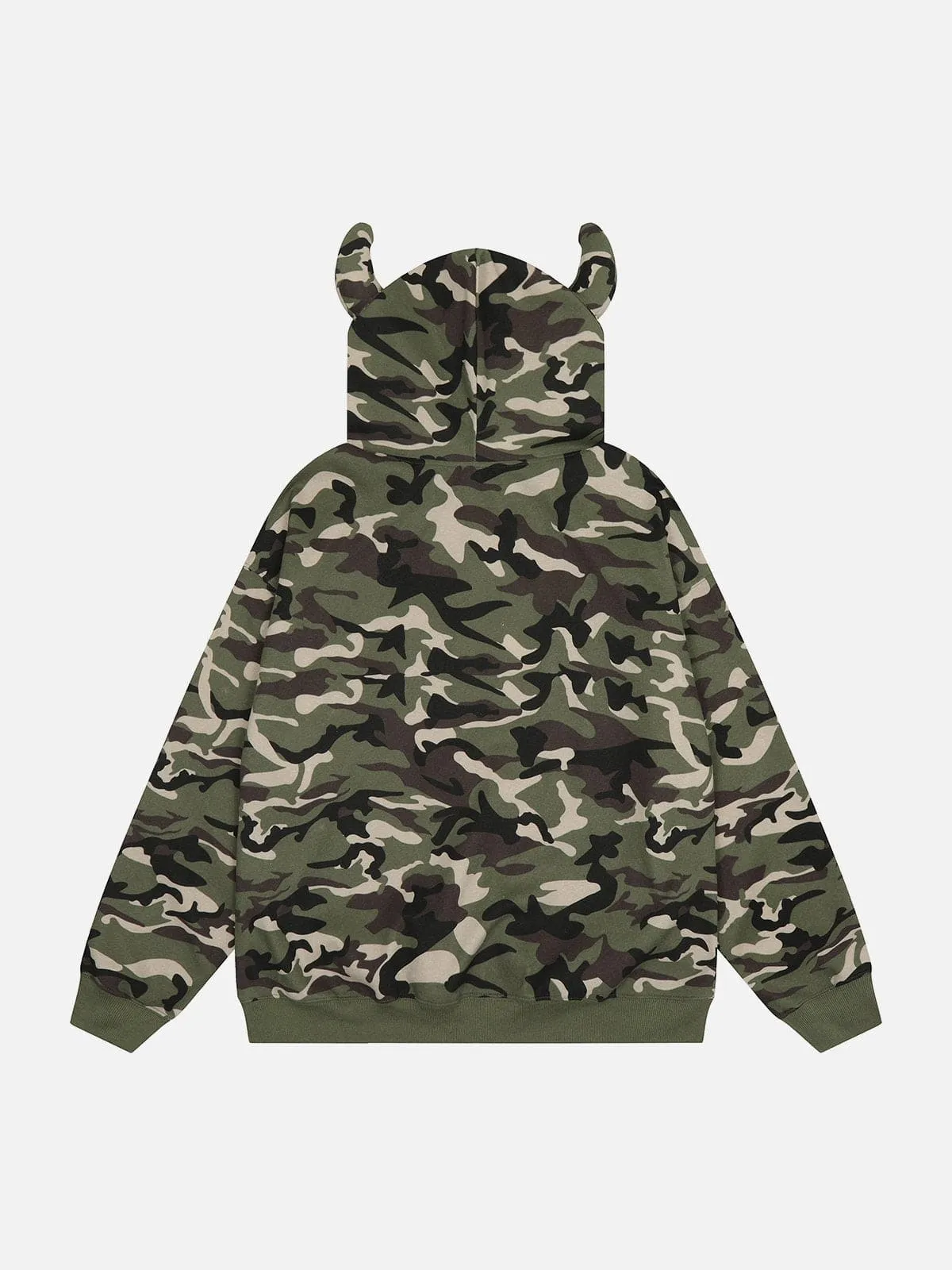 Horned Demon Camo Hoodie