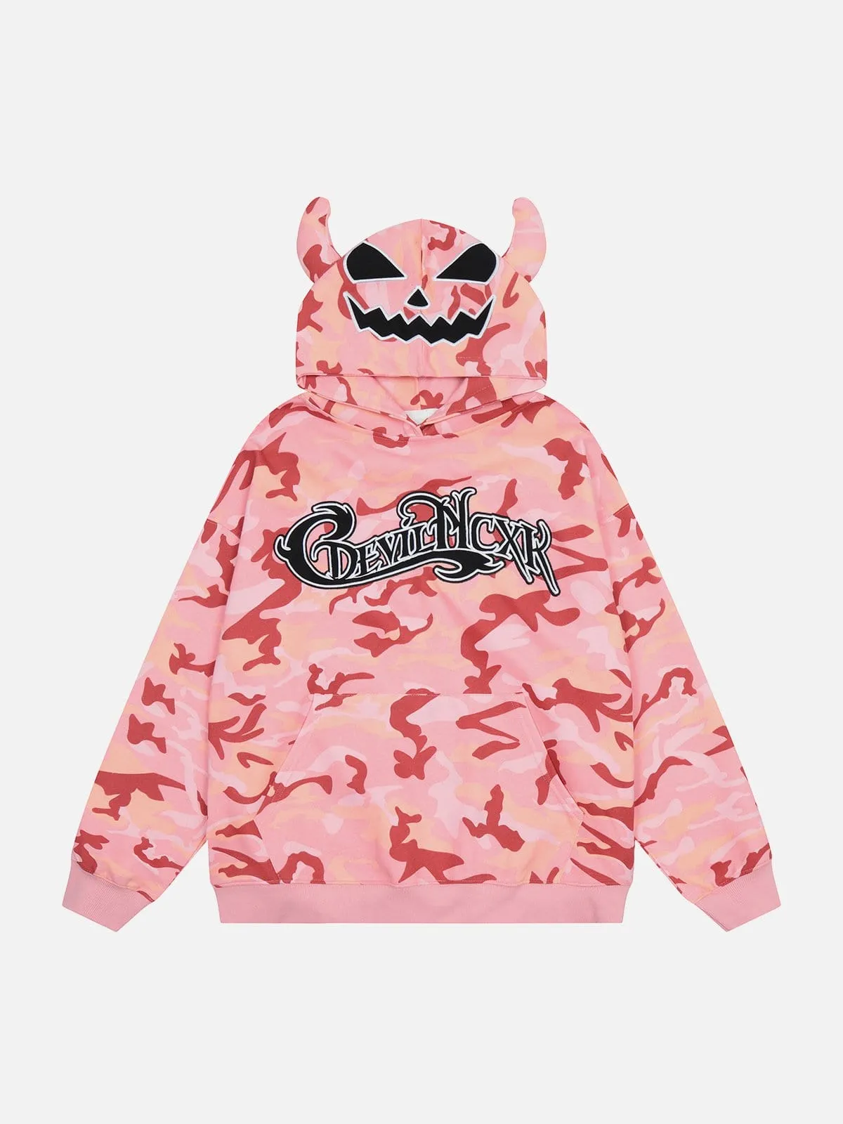 Horned Demon Camo Hoodie