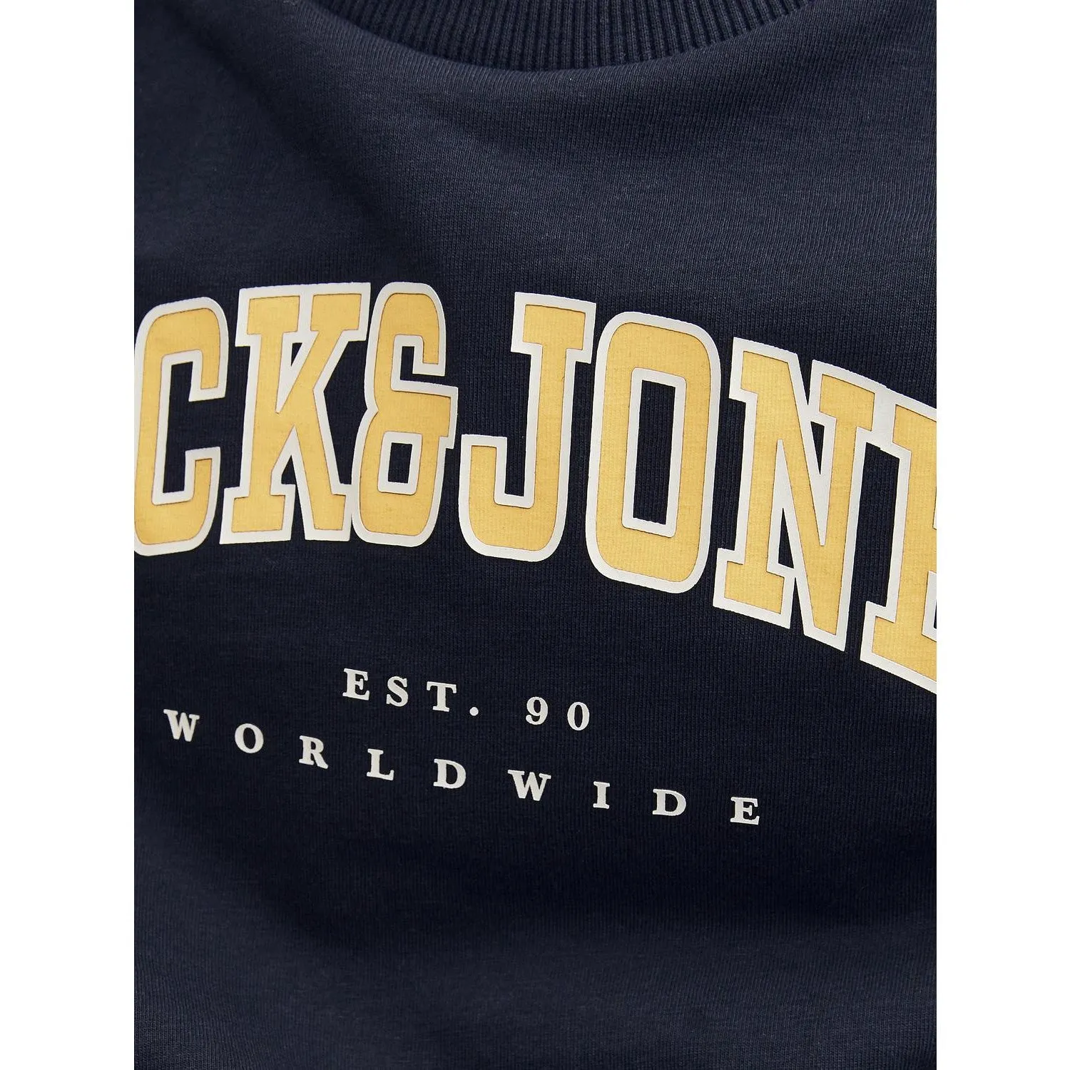 Jack & Jones Junior Navy Blazer Caleb Varsity T-Shirt O-Neck Noos - Kids Fashion Navy Blue Blazer Varsity Tee Shirt