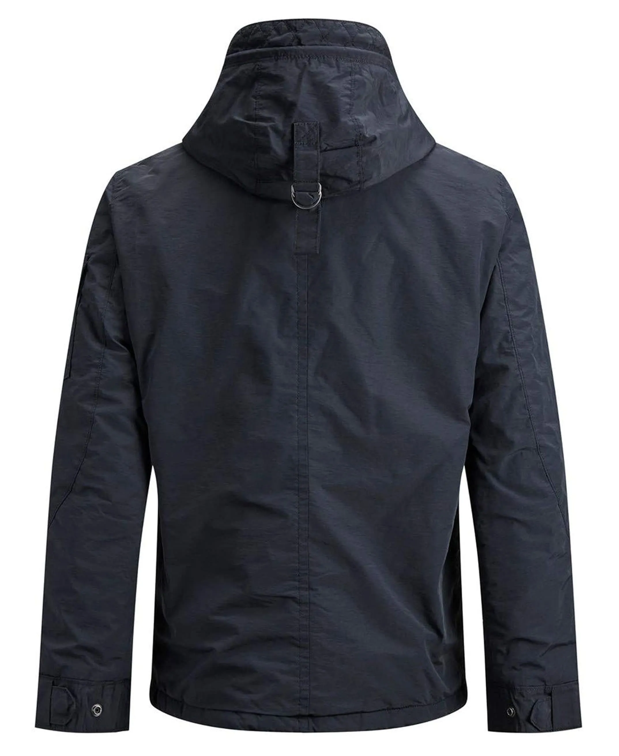 Jack & Jones Dark Navy Pranker Hooded Jacket