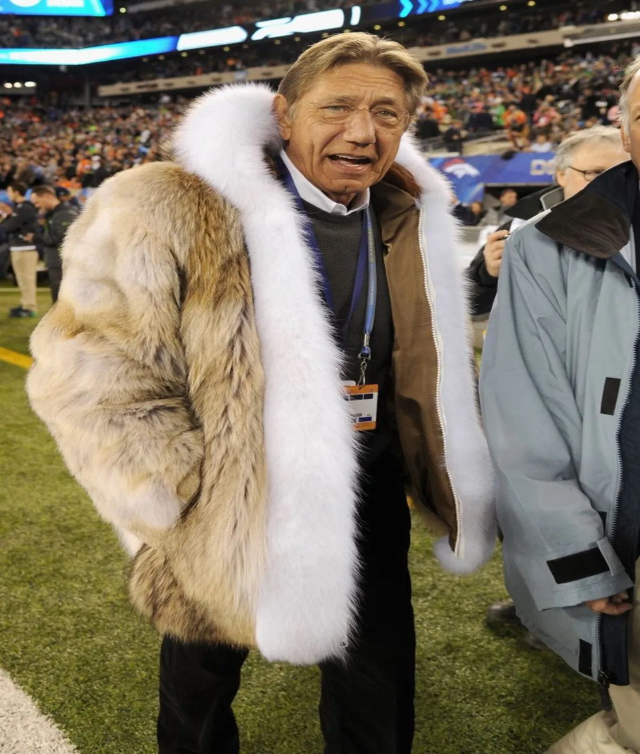 Joe Namath Fur Coat with Free Shipping