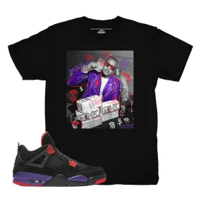 Jordan 4 Raptors French Montana Shirt - Men's Apparel