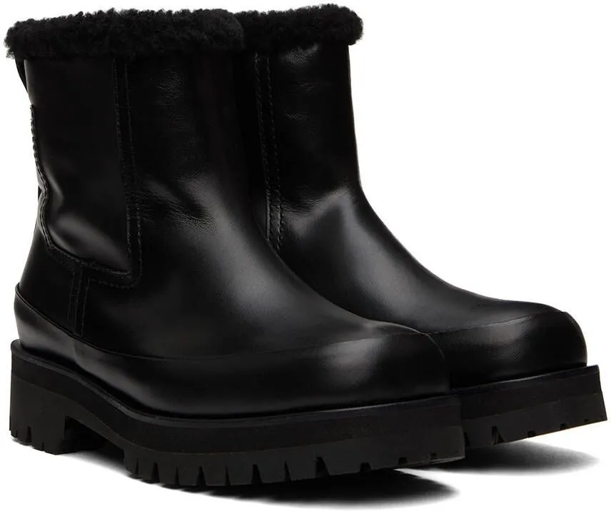 Juun.J Black Mustang Boots