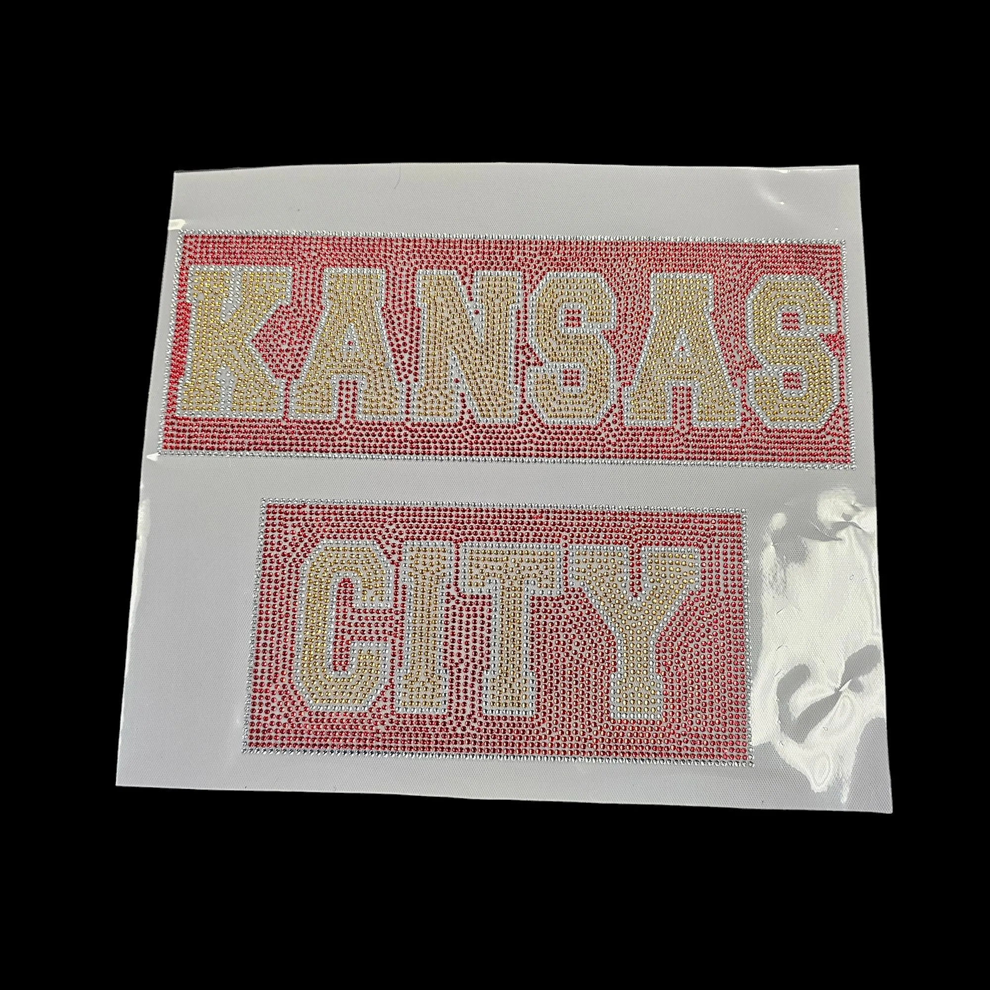 Kansas City Rhinestone Heat Transfer