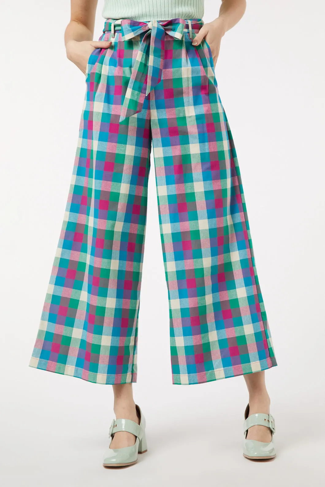 Karla Checkered Pants