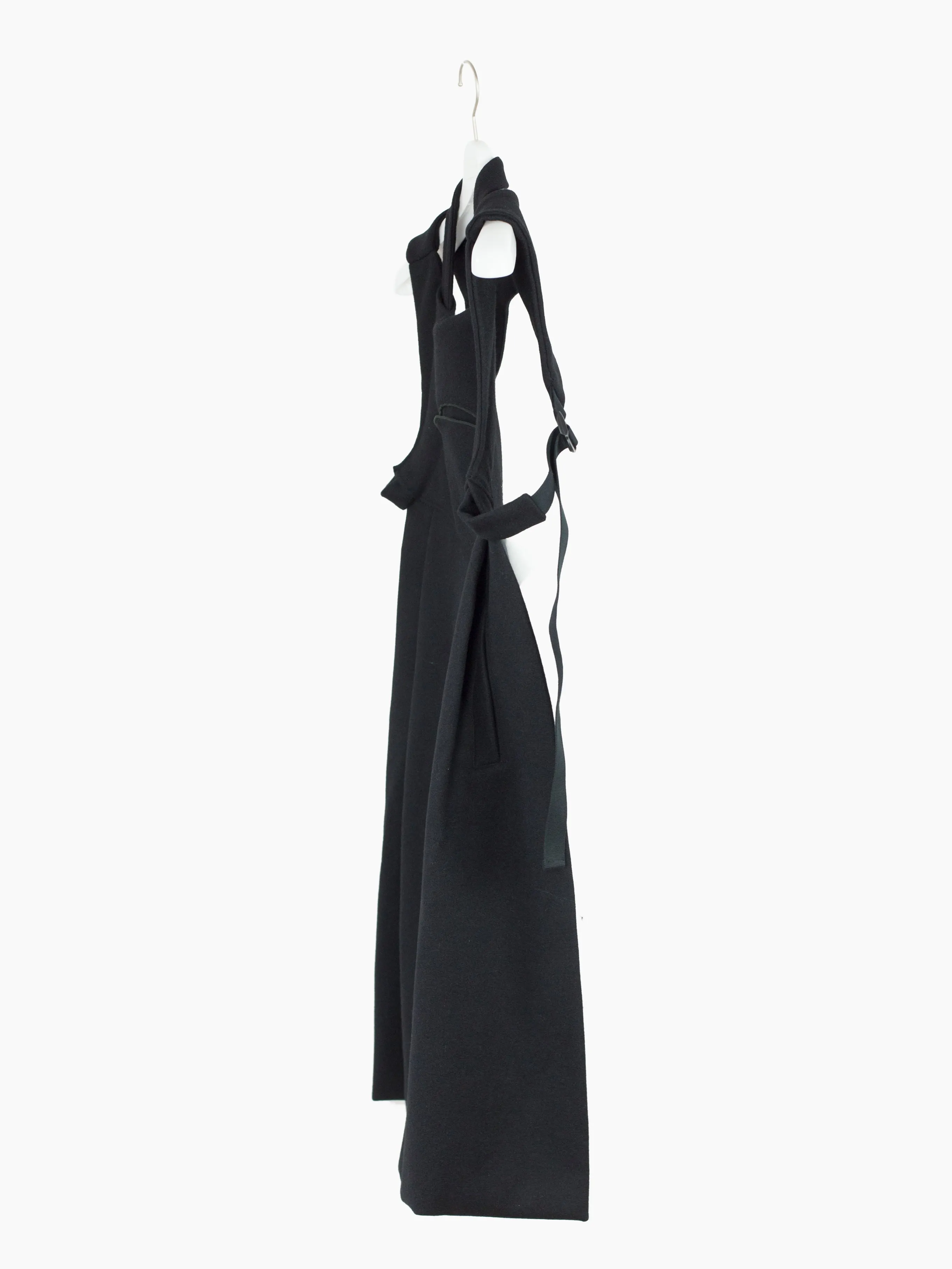 Kozaburo AW22 Melton Harness Apron - Shop Now