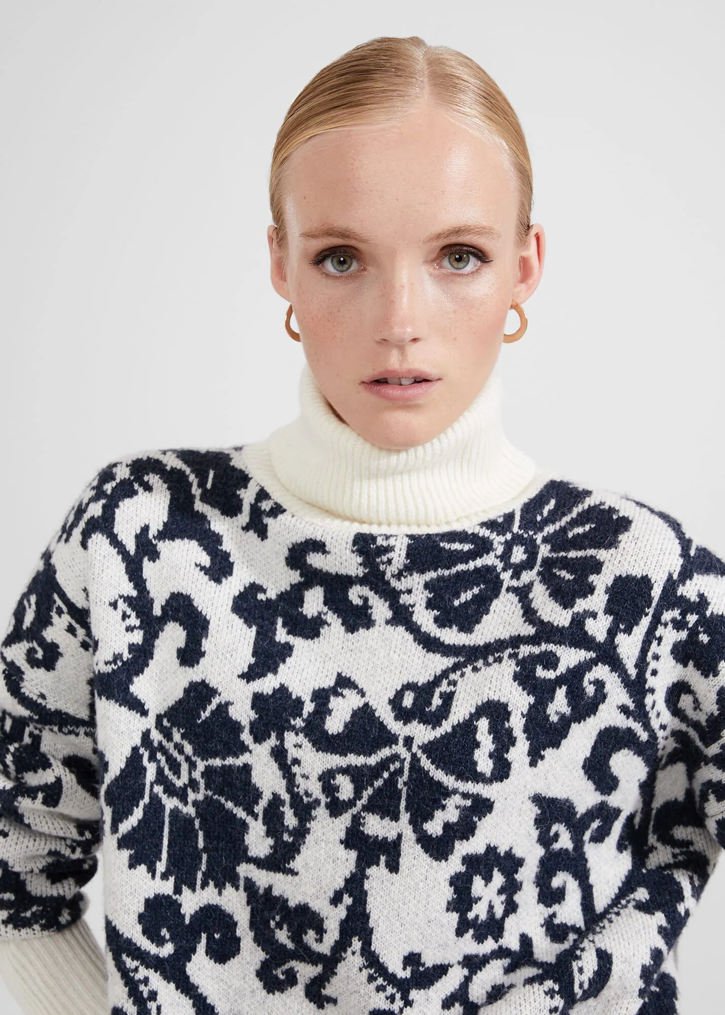 Kyra Jacquard Sweater