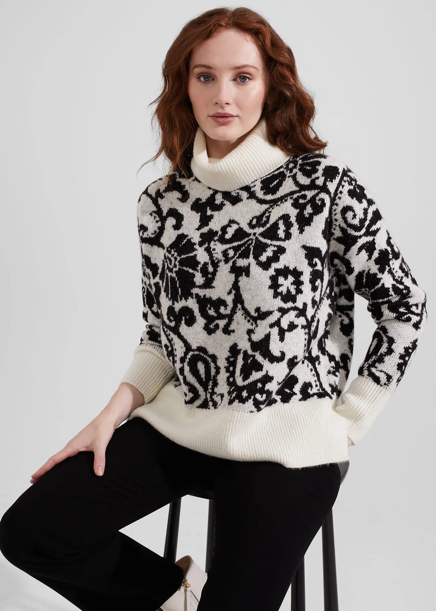 Kyra Jacquard Sweater