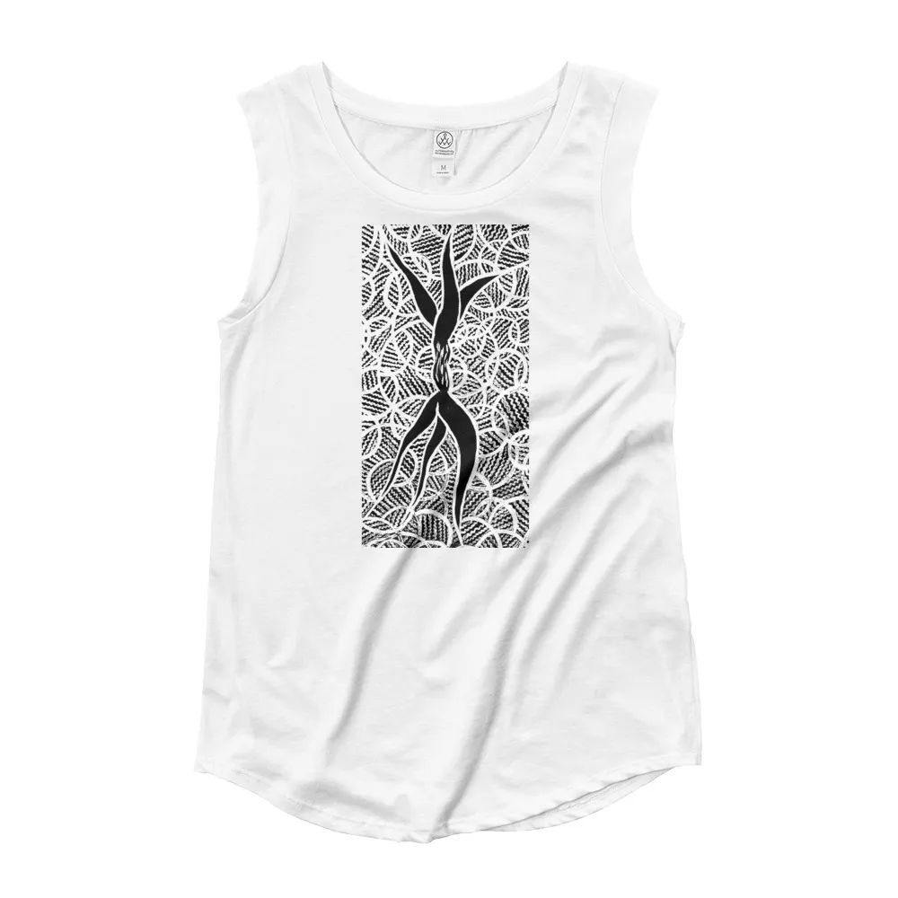 Ladies Cap Sleeve T-Shirt Plant Enthusiasts