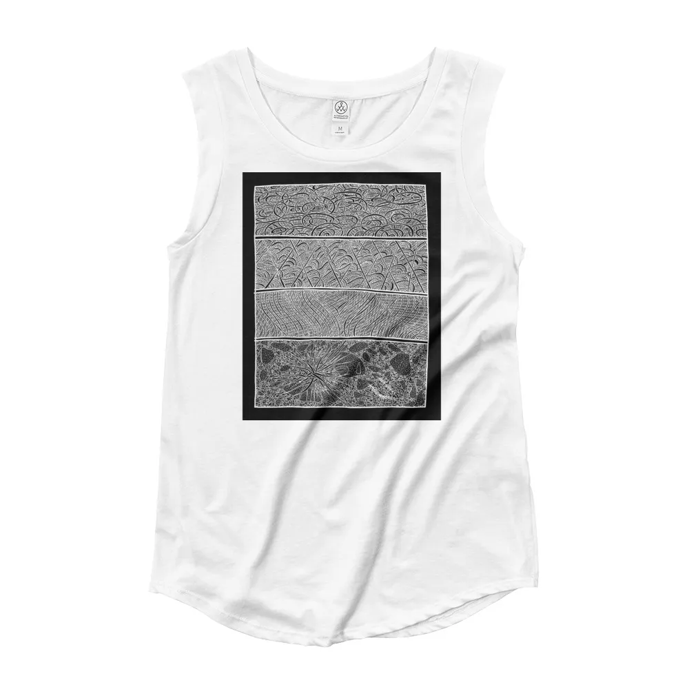 Ladies Cap Sleeve T-Shirt Barton Springs Scenery