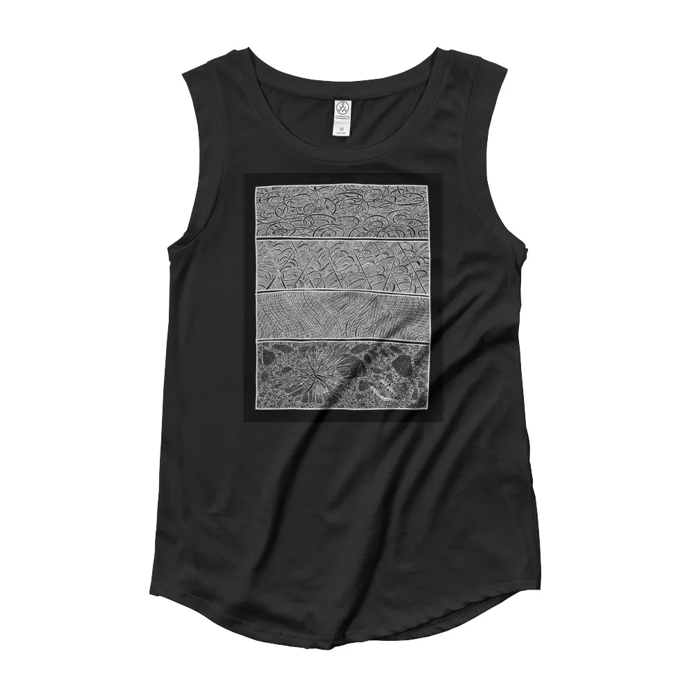 Ladies Cap Sleeve T-Shirt Barton Springs Scenery