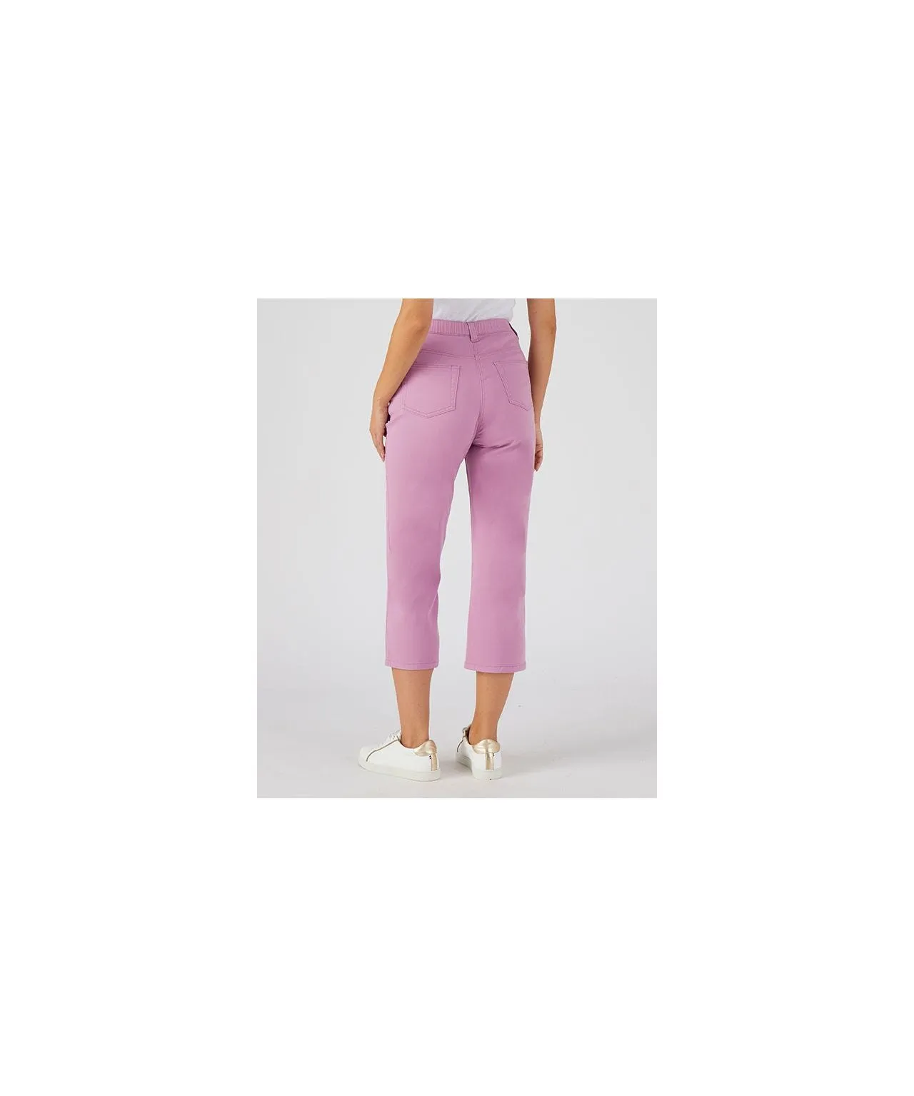 Cotton Ladies Stretch Cropped Pants