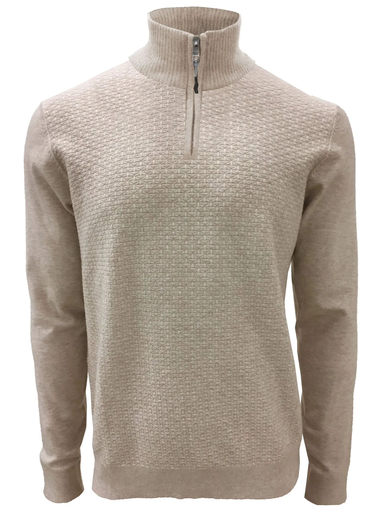 LANDEN | Quarter Zip Sweater in Cashmere-like Material