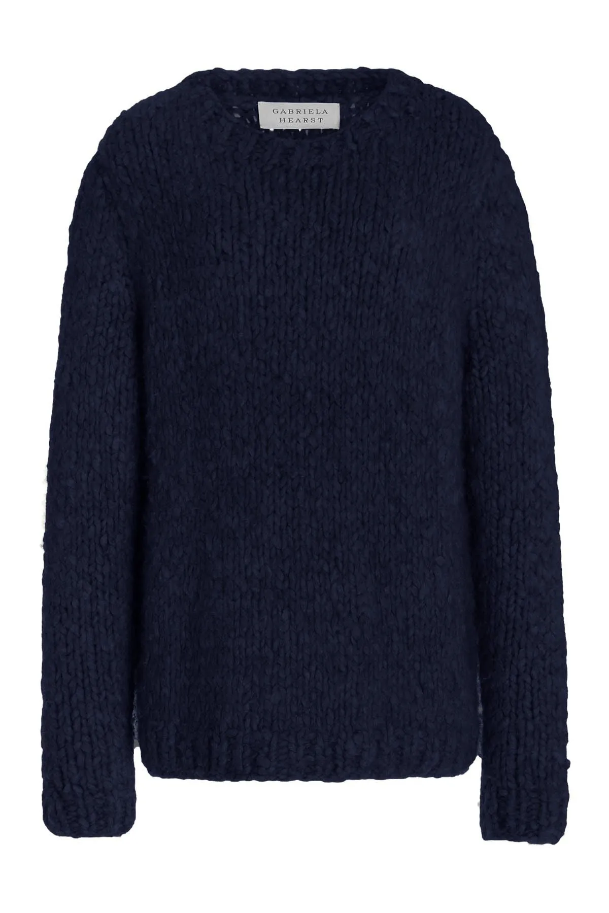 Dark Navy Welfat Cashmere Lawrence Knit Sweater