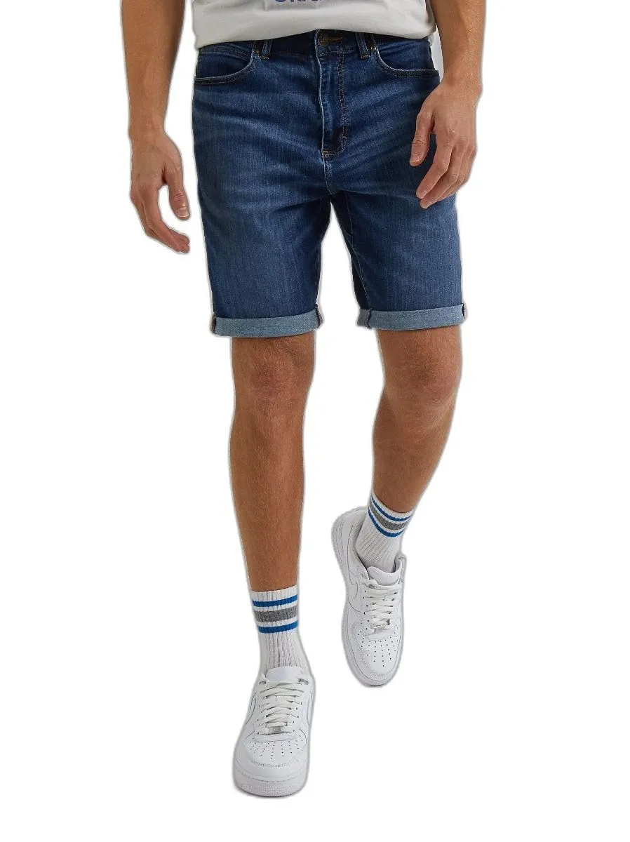 Lee MVP Dark Extreme Motion Stretch Denim Shorts