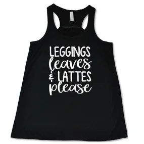 Leggings Leaves Latte Shirt