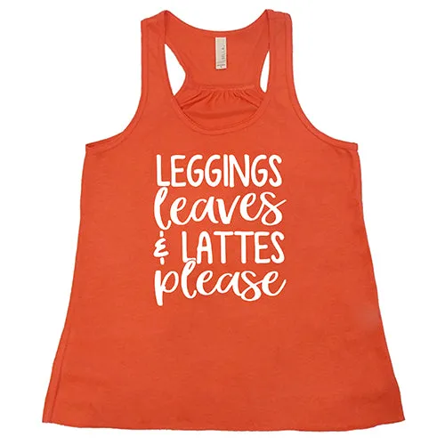 Leggings Leaves Latte Shirt