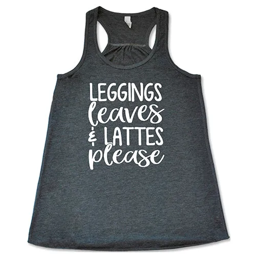 Leggings Leaves Latte Shirt