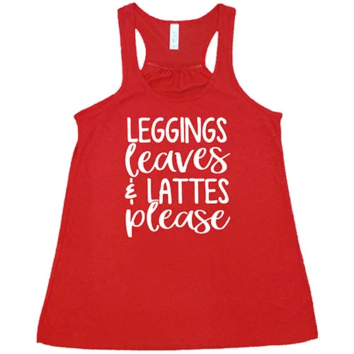 Leggings Leaves Latte Shirt