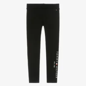 Logo Leggings made of Black Cotton