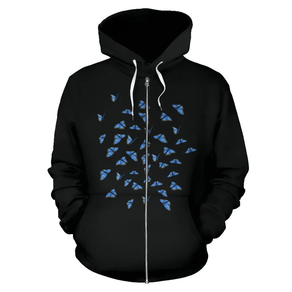 Lovers Hoodie with Butterfly Design