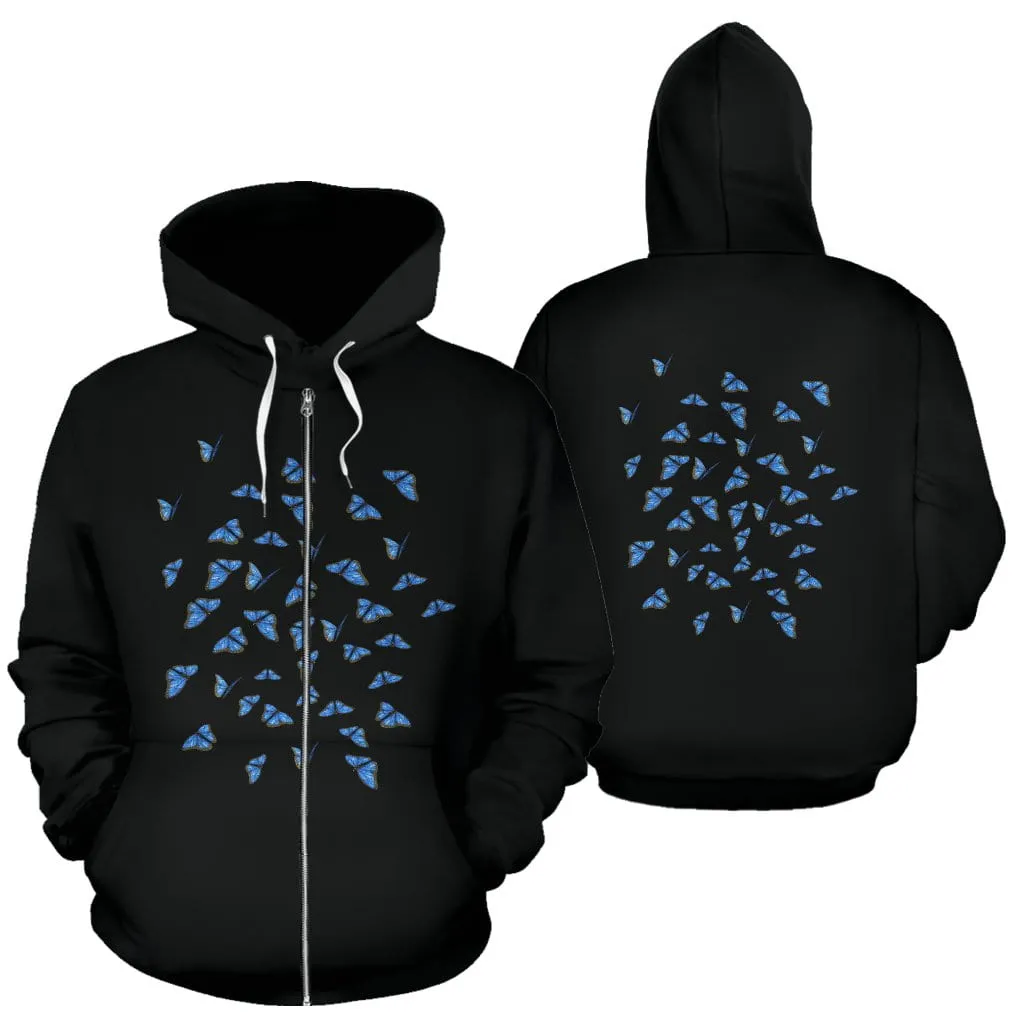 Lovers Hoodie with Butterfly Design