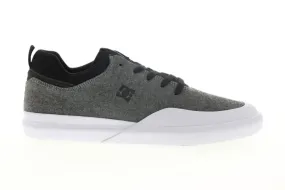 Mens Gray Canvas Skate Inspired Sneakers Shoes - DC Infinite ADYS100522