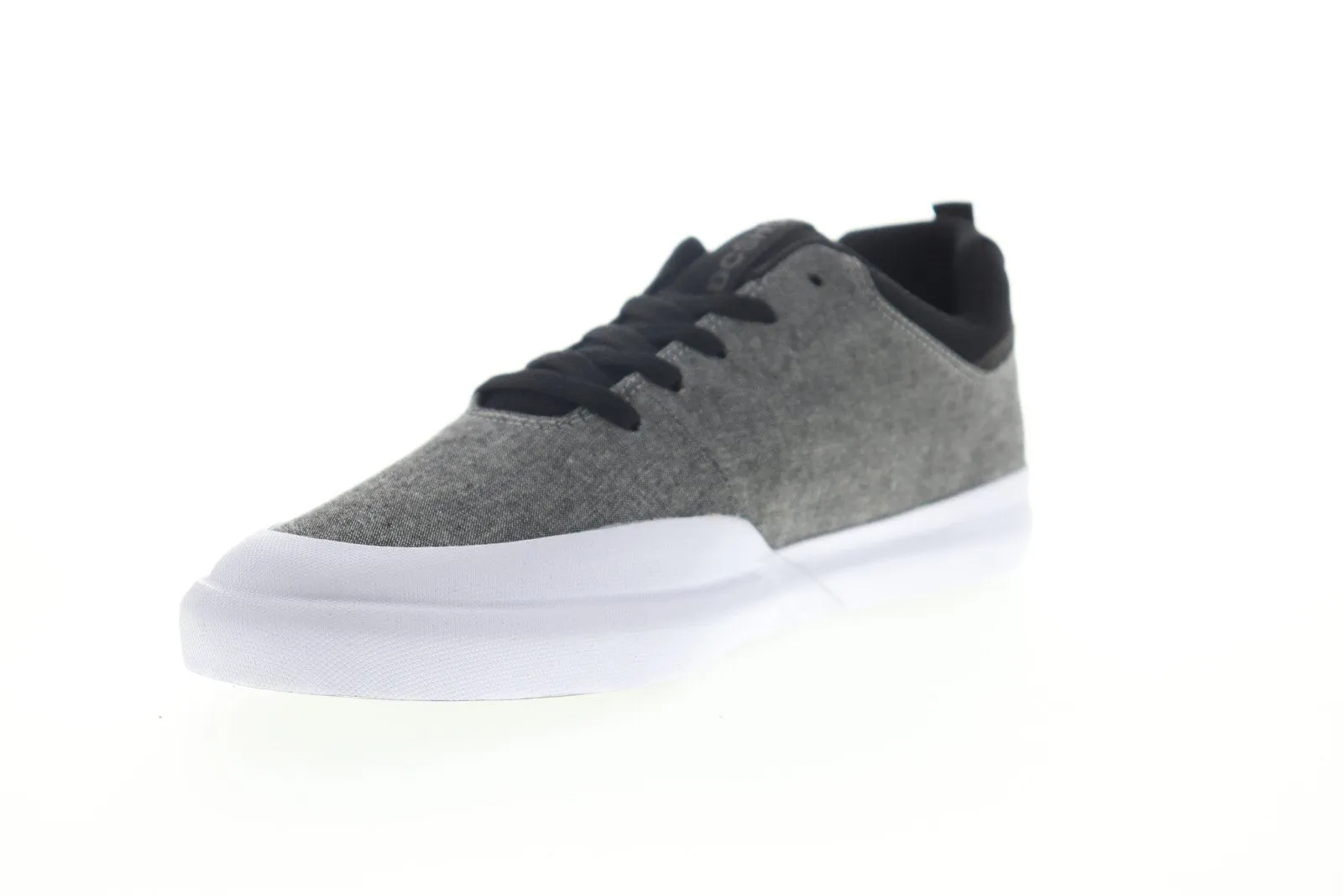 Mens Gray Canvas Skate Inspired Sneakers Shoes - DC Infinite ADYS100522