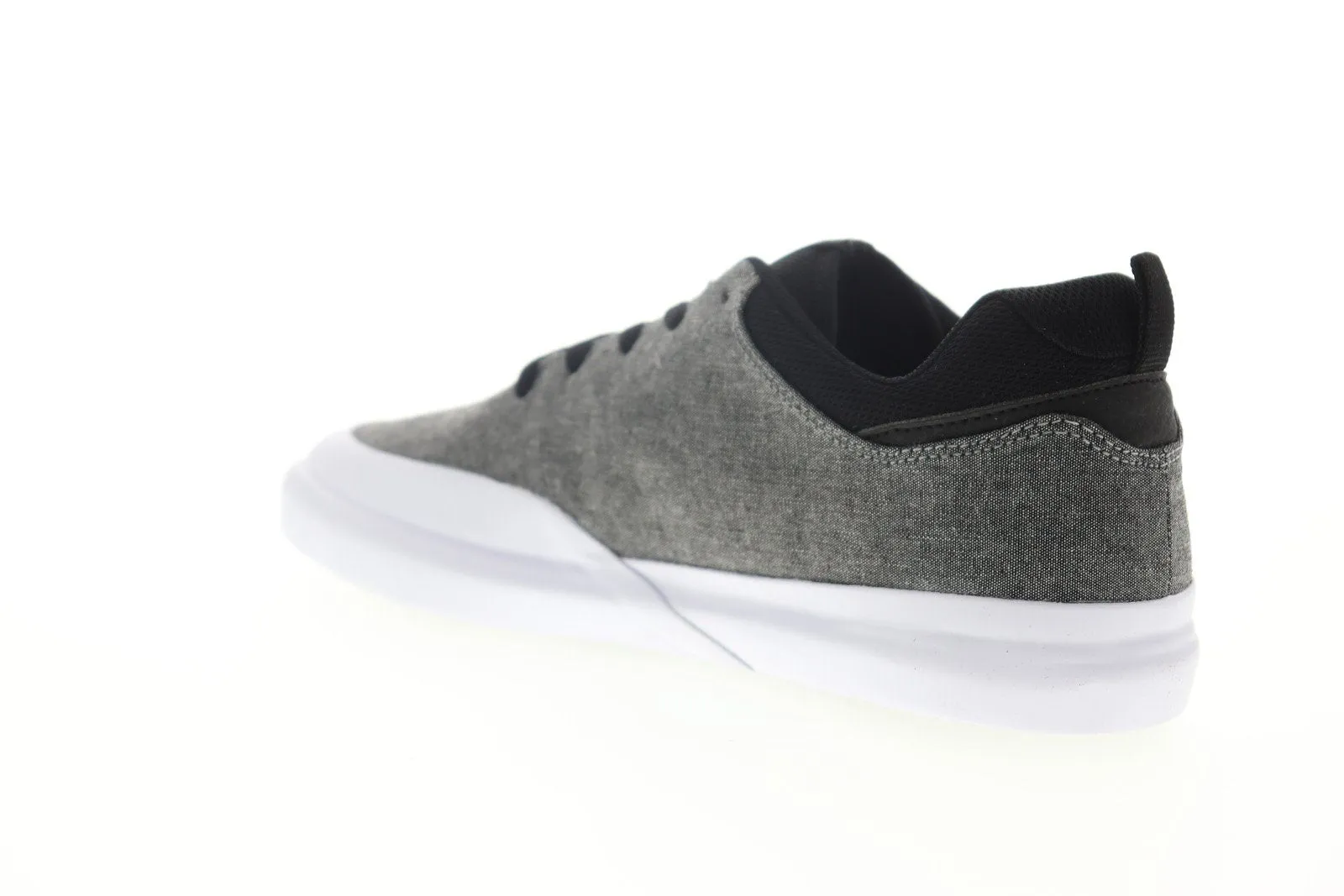 Mens Gray Canvas Skate Inspired Sneakers Shoes - DC Infinite ADYS100522