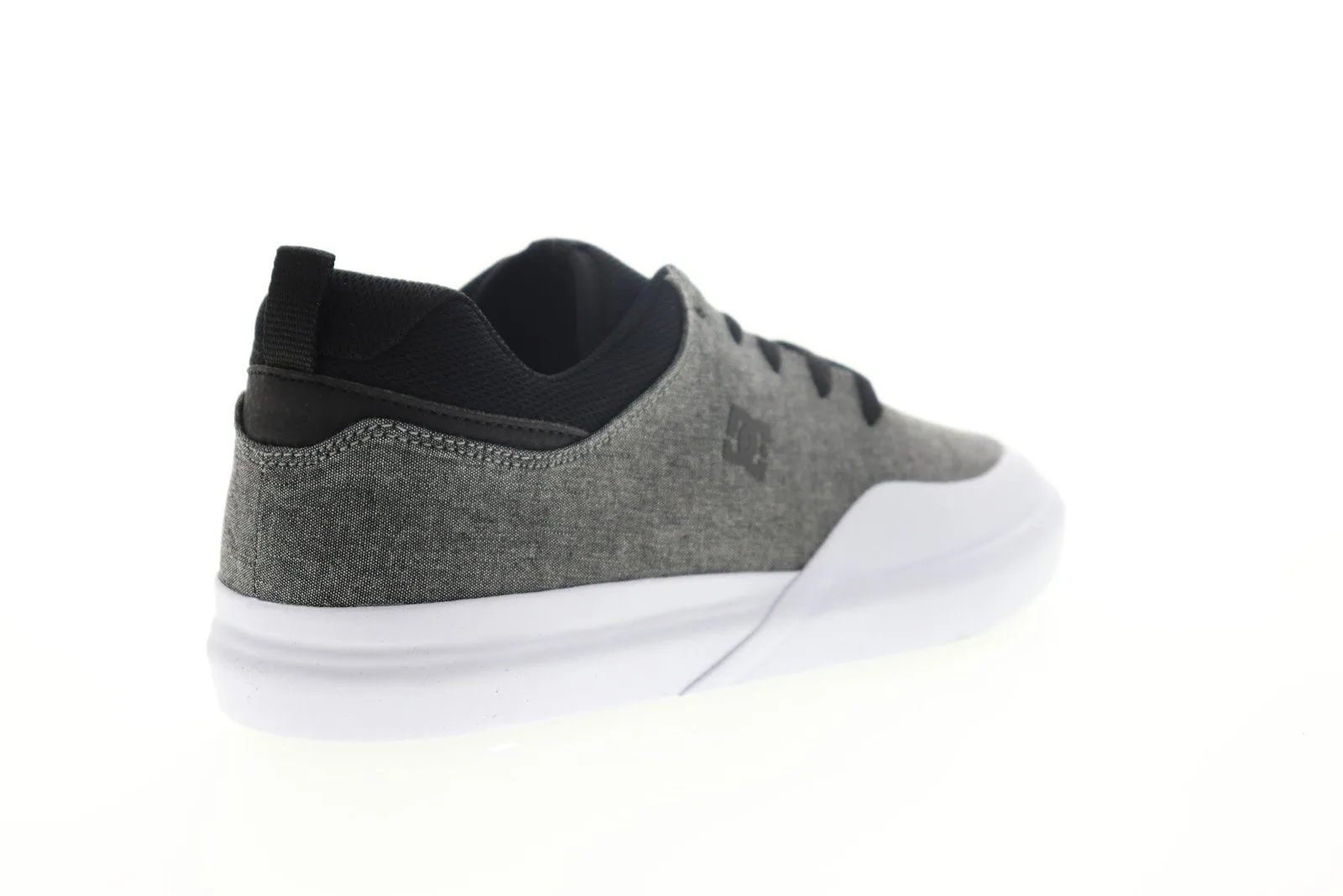 Mens Gray Canvas Skate Inspired Sneakers Shoes - DC Infinite ADYS100522