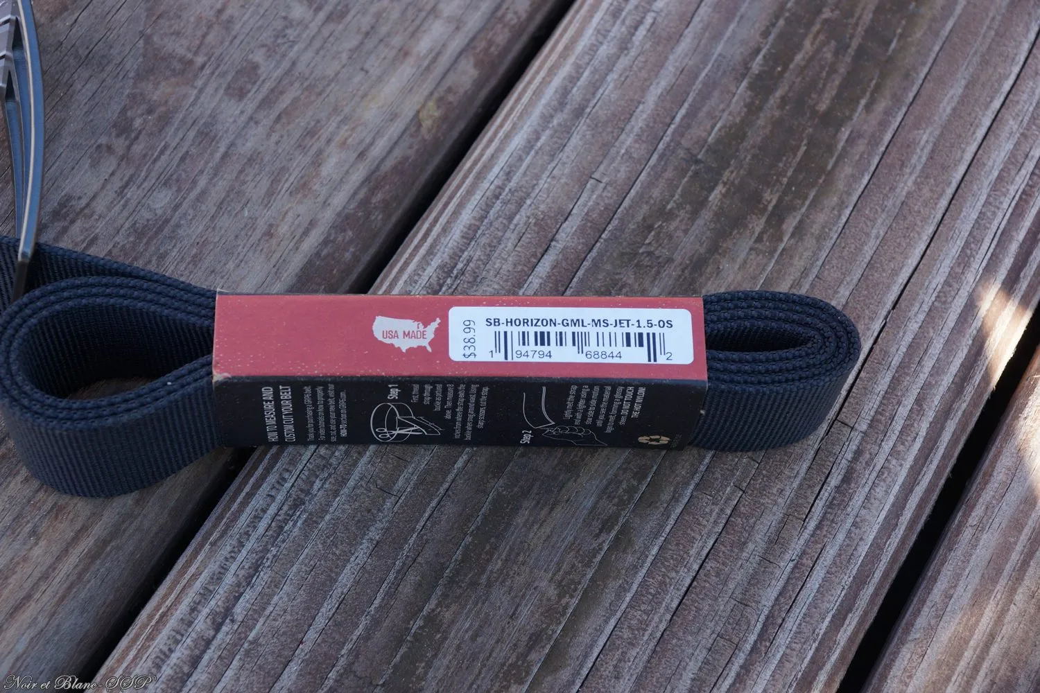 Gunmetal Belt for Men's Horizon