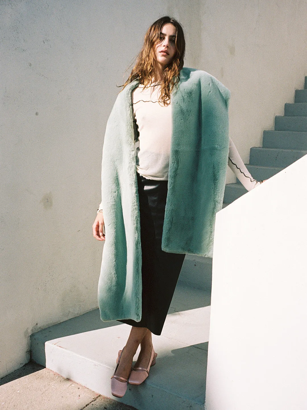 Mint Oversized Scarf - Olivia