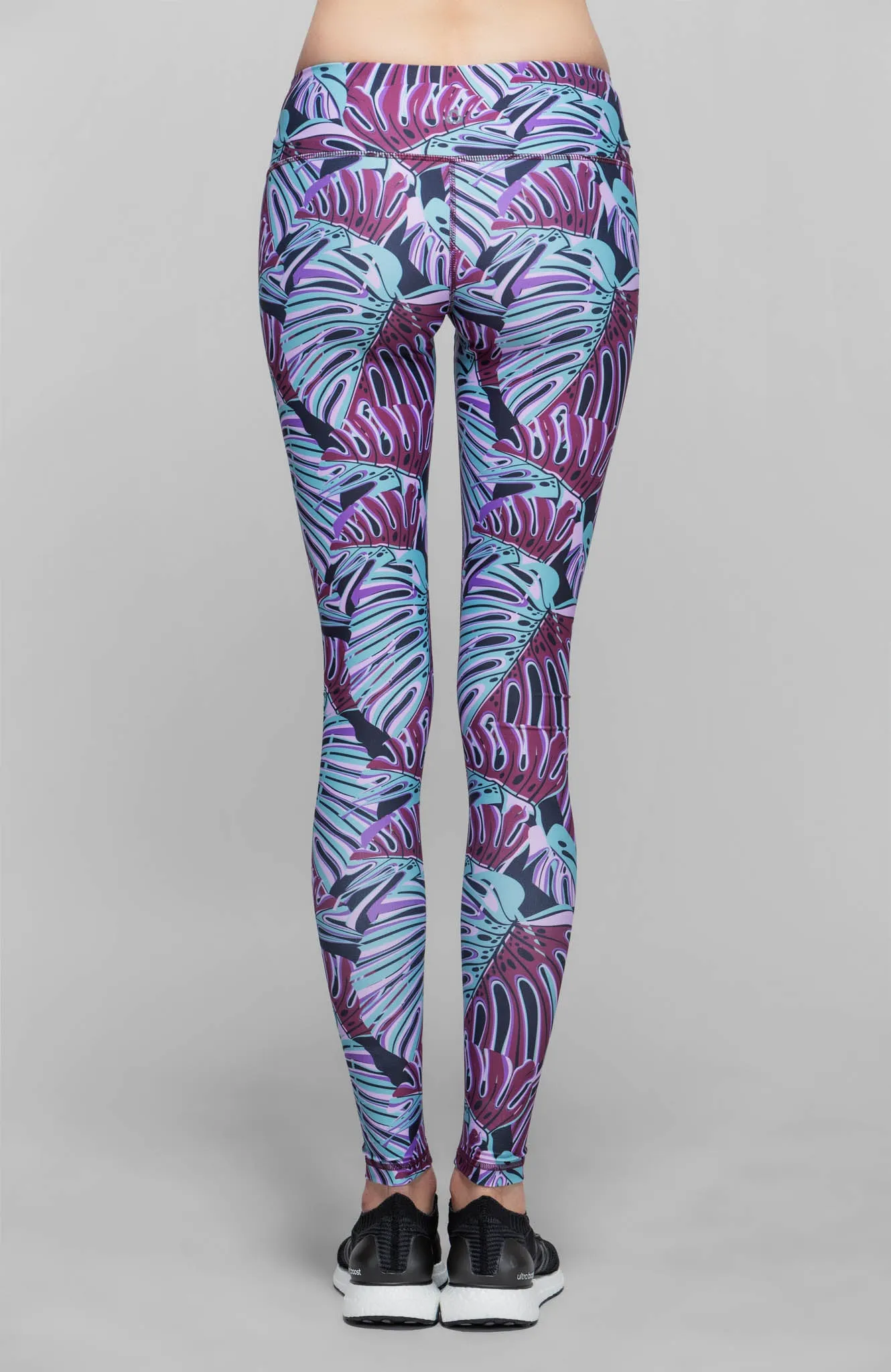 Monstera Leaf Print Leggings