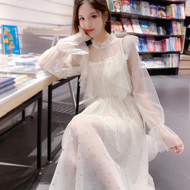 Morning Star Embellished Tulle Fairy Kawaii Princess Dress