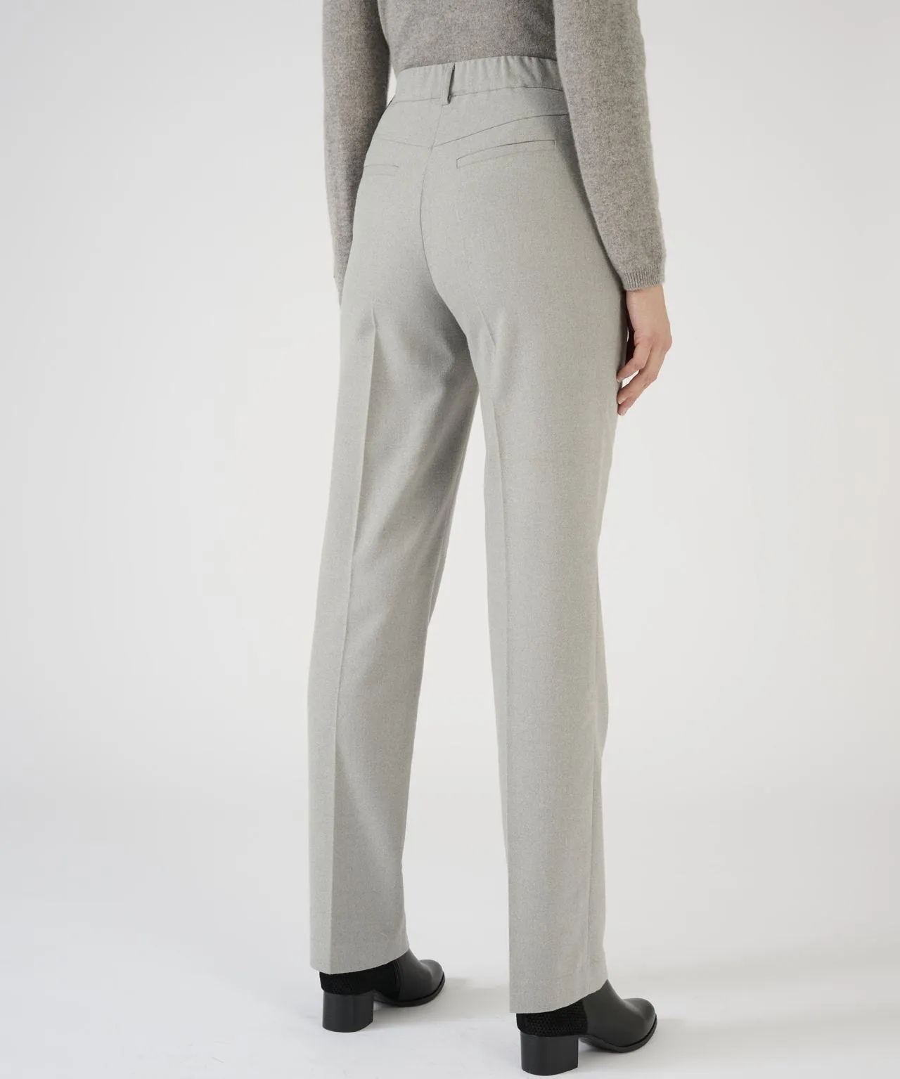 Trousers with Pocket Detail and Narrow Legs