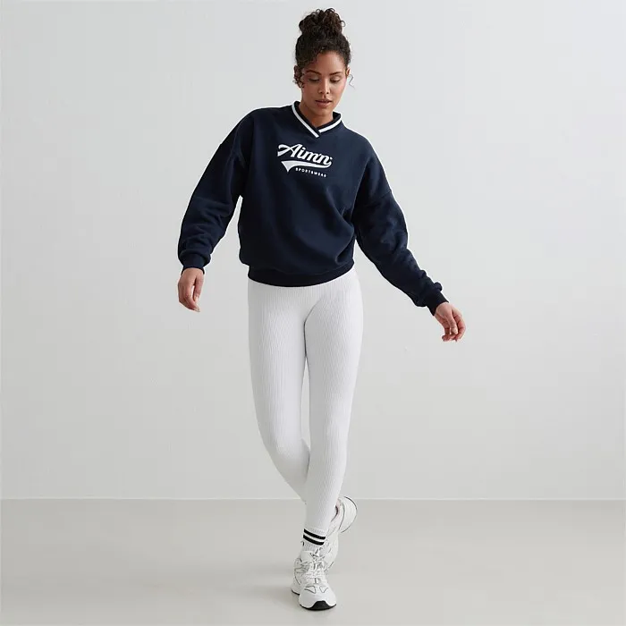 Navy V-Neck Sweatshirt for Navy Pitch - Shop at Stirling Sports